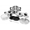 Garnki zestaw komplet GARNKÓW PLATINUM DESIGN 13 elementów