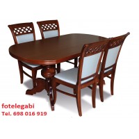 Komplet Z 35  mebli salon stół + 4 krzesła stylowe